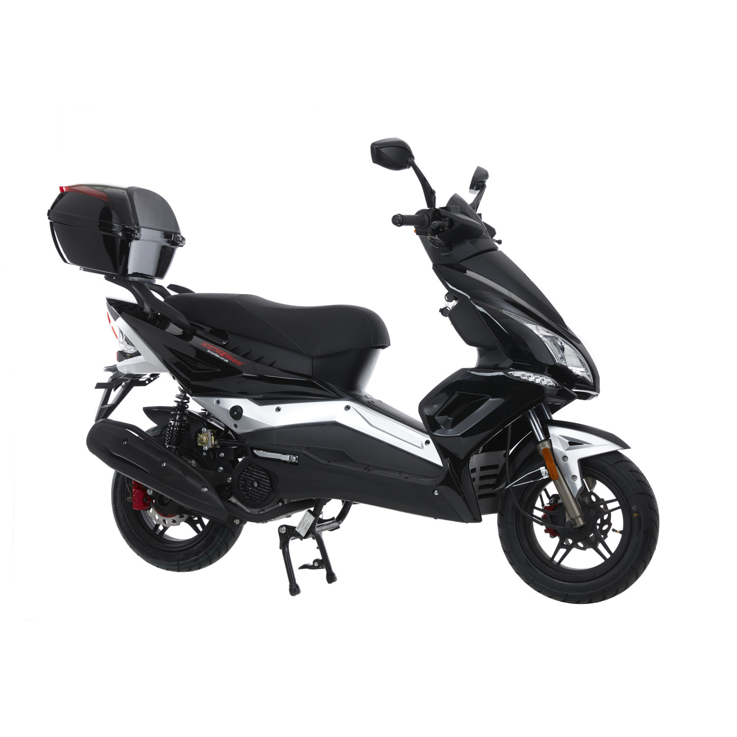 Black deals moped 50cc